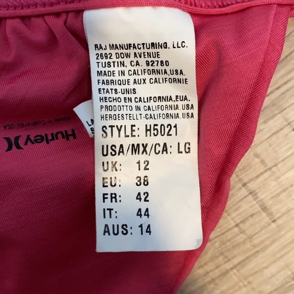 Hurley bathing suit top - Picture 4 of 4